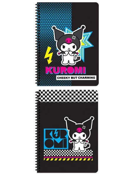 Keskin Color Kuromi 80 Yaprak Karton Kapak Defter 2 li Set 2