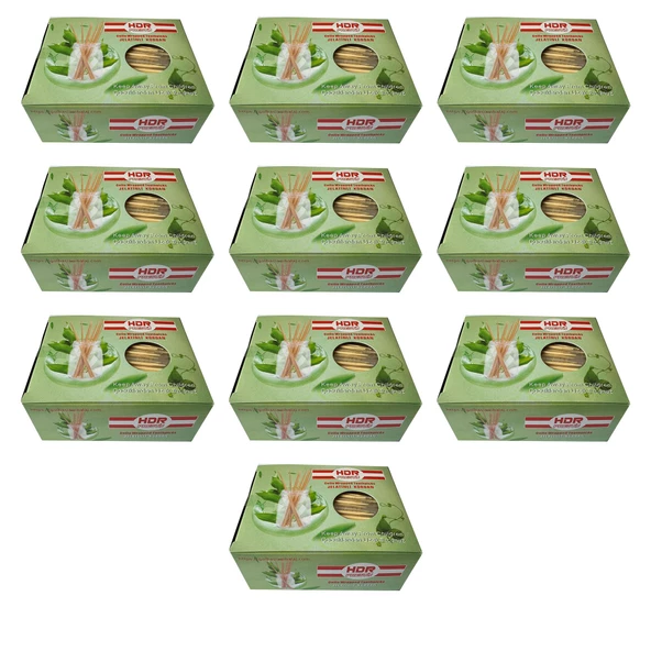 Hdr Jelatinli Kutulu Poşetli Ahşap Kürdan - Standart Boy - 400 Adetlik 50 Paket - Koli - Resim 2