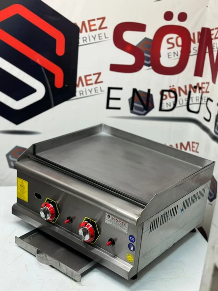 Sönmez 60*45 Kokoreç Sucuk Pişirme Izgarası Yağ Hazneli Gazlı Ce ürün görseli 1