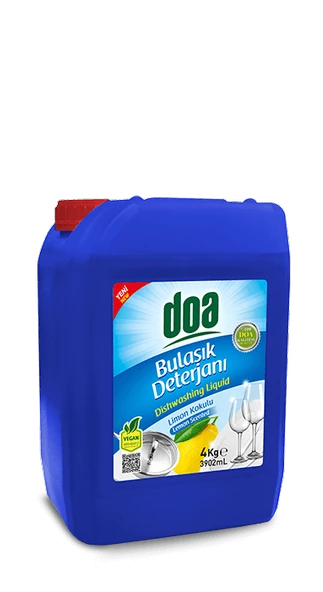 Doa Limon Kokulu Bulaşık Deterjanı 4 kg