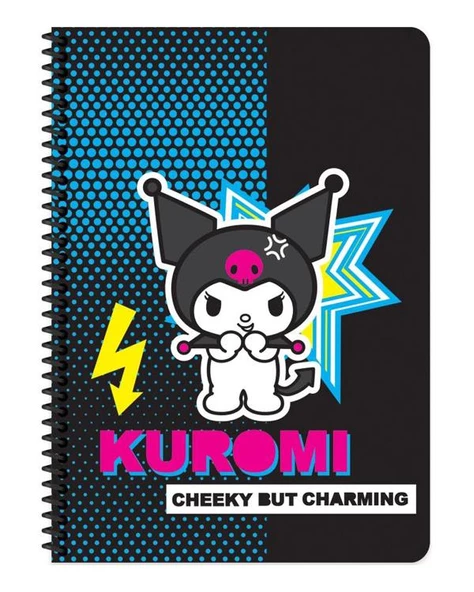 Keskin Color Kuromi A4 80 Yaprak Karton Kapak Defter 2 li Set 1 - 3