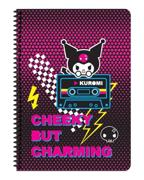 Keskin Color Kuromi A4 80 Yaprak Karton Kapak Defter 2 li Set 1 - 2