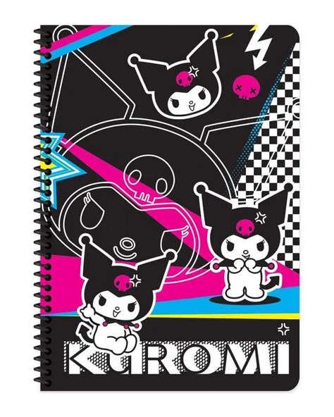 Keskin Color Kuromi A4 80 Yaprak Karton Kapak Defter 2 li Set 2 - 2