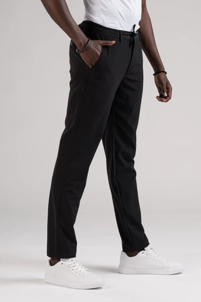 Dorss Regular Fit Beli Lastikli Ve İplikli Full Likralı Yazlık Jogger Pantolon - 4