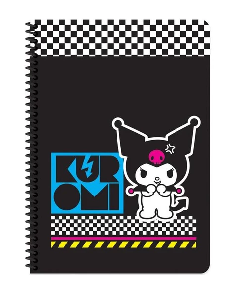 Keskin Color Kuromi A4 80 Yaprak Karton Kapak Defter 2 li Set 4 - 3