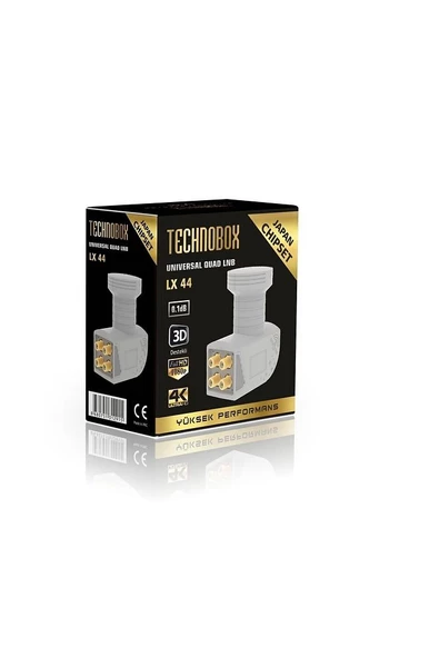 Lx-44 4'lü Lnb Quat Japan Chıpset 3d Ve 4k Yayınlarına Uygundur