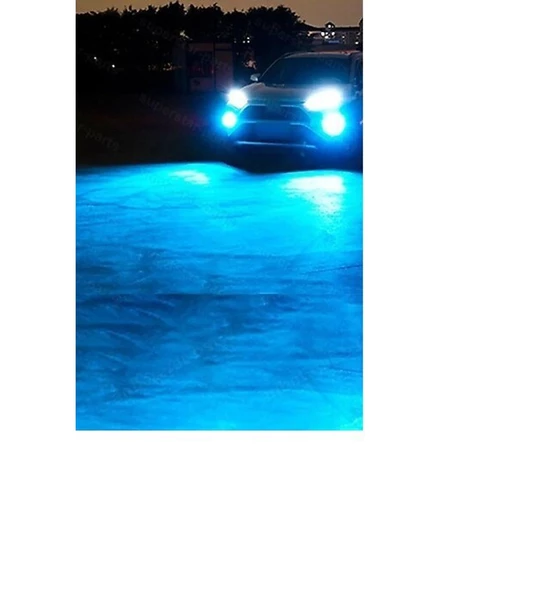 Motosiklet ,Otomobil Far Ampülü H4 Led Xenon Buz Mavi Renk 12/24V-48W(10800 Lümen)2 Adet_Supermoto - Resim 2