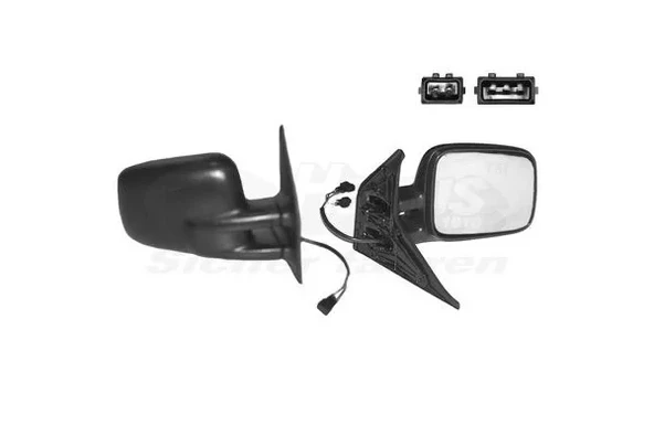 701857508H Ayna Dış Dikiz Komple SAĞ Elektrikli - Transporter T4 1991-2003