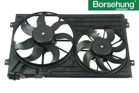 1TD121203A Fan Motorları & Dual Çerçeve 200W+150W - Caddy-Golf 5-Octavıa-Passat-Jetta-Toledo-Leon-A3