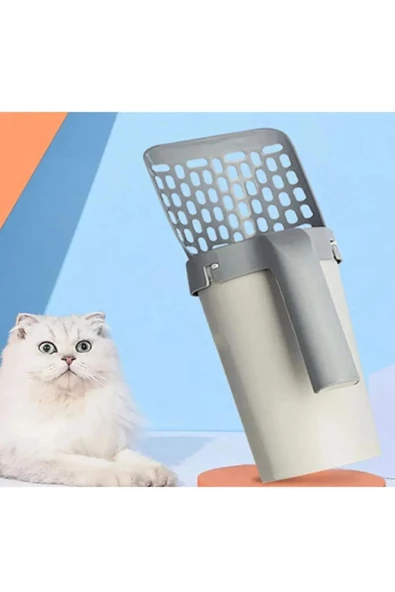 Yeni Nesil Kedi Kumu Küreği ve 4'lü kaka poşeti hediyeli - Resim 3