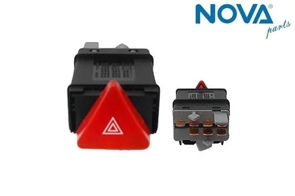 6N0953235B Flaşör Anahtarı Üçgen Tip - Polo-Porsche-Transporter T4