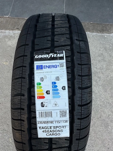 Goodyear 235/65R16C 115/113R Eagle Sport 4S Cargo 4 Mevsim Lastiği (Üretim Yılı: 2024)