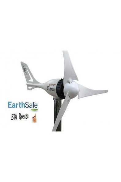 İSTA-BREEZE İ-500 WATT 12V/24Volt Rüzgar Türbini + Hibrit Şarj Kontrol Cihazı