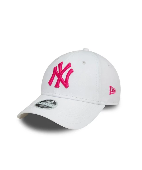 New Era 60503419 New York Yankees Kadın Beyaz Şapka - 1