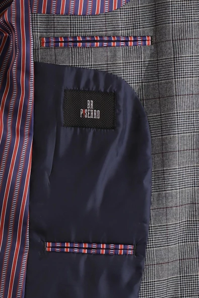 Regular Fit Yelekli Takım - 8