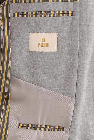 Yelekli Takım Elbise Slim Fit - 8