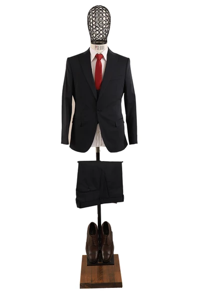 Slim Fit Yelekli Takım Elbise - 2