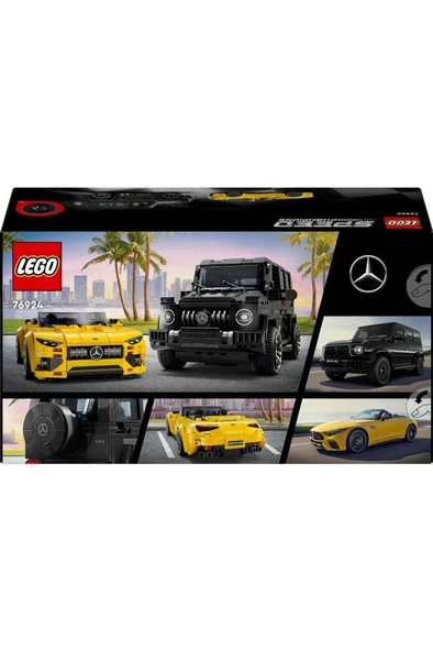 LEGO Speed Champions 76924 Mercedes-AMG G 63 ve Mercedes-AMG SL 63 (808 Parça) - Resim 4