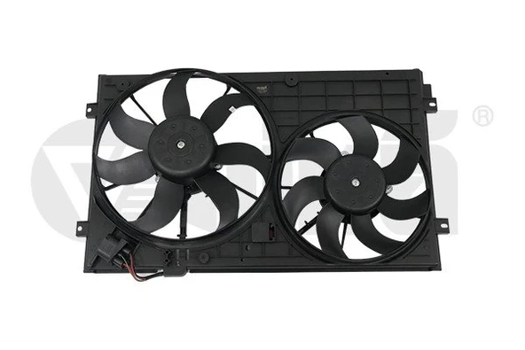 1TD121203A Fan Motorları & Dual Çerçeve 200W+150W - Caddy-Golf 5-Octavıa-Passat-Jetta-Toledo-Leon-A3