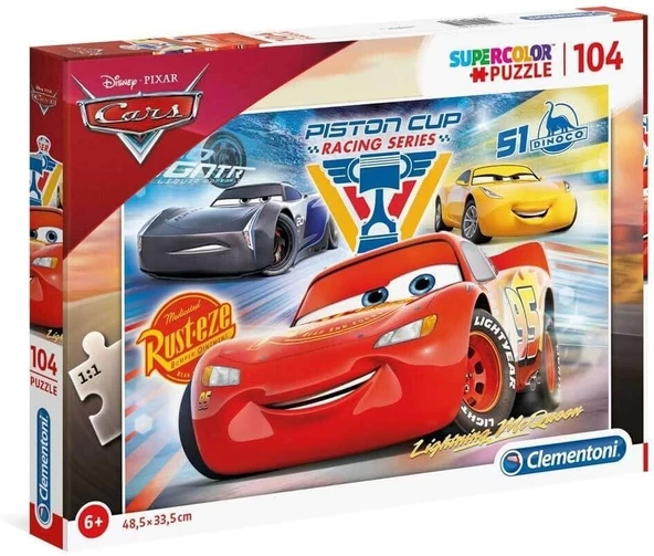 Clementoni 27072 Puzzle 104 Parça Cars 3