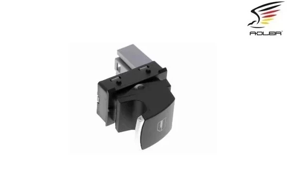 5K0959855 Cam Açma Anahtarı Tekli Krom - Golf-Jetta-Passat-Passat Cc-Polo-Caddy-Tıguan