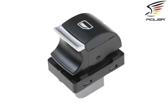 4F0959855B Cam Açma Anahtarı Tekli Krom - Audı A3 2009-2013 - Q7 2010-2015 - Rs3 2011-2013 ürün görseli