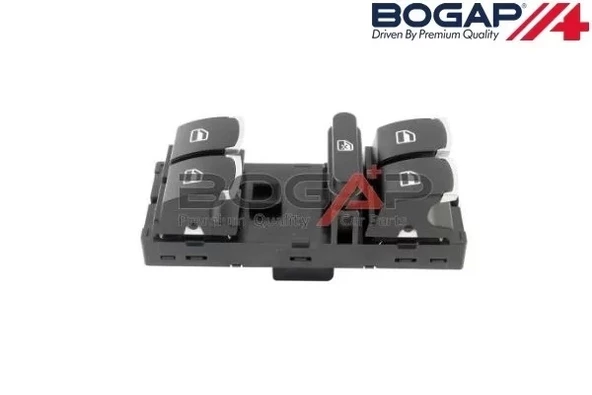 3C8959857 Cam Açma Anahtarı 4'lü Krom - Passat- Passat-Cc 2009->
