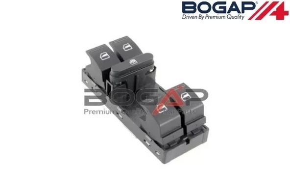 1K4959857B Cam Açma Anahtarı 4'lü - Golf 5-Jetta-Passat-Polo-Amarok-Tıguan-Ibıza-Toledo-Leon