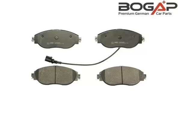 8V0698151C Fren Balatası Ön Büyük Tip E-Mark - Golf-Passat-Tıguan-Leon-Octavıa-Koroq-Superb-A3-Q2-Q3