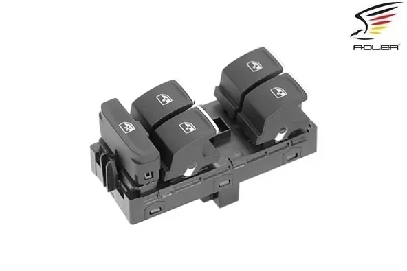 5G0959857C Cam Açma Anahtarı 4'lü Krom 10 Fiş - Golf 7-Arteon-Passat-Touran
