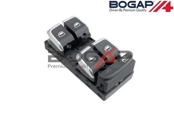 8U0959851A Cam Açma Anahtarı 4'lü Krom - Audı Q3 2012-2018
