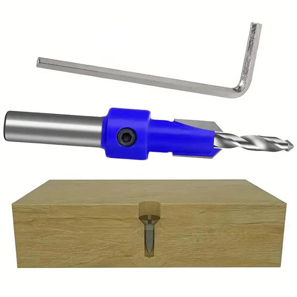 Havşa Ahşap Açma Matkap Ucu 4 mm Havşalı - Resim 6