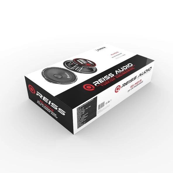 Reiss Audio RS-M8VB 20 Cm Profesyonel Midrange 450W Maksimum 150W RMS - 4