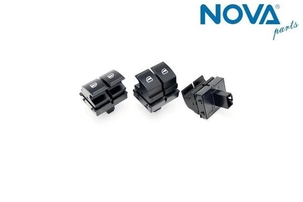 1K3959857C Cam Açma Anahtarı 2'li - Amarok-Caddy-Golf-Ibıza-Leon-Passat-Polo-Touran