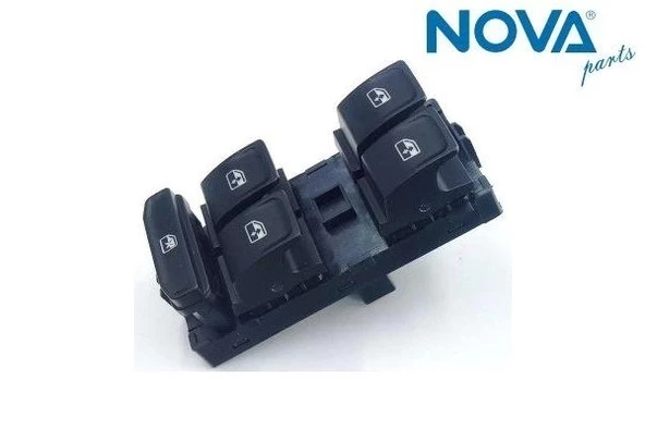 5G0959857D Cam Açma Anahtarı 4'lü 10 Fiş - Golf-7-Arteon-Passat-Touran ürün görseli 1