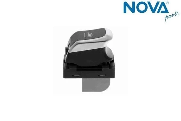 8K0959855B Cam Açma Anahtarı Tekli Krom - Audı A6-A7-A8-A4 2013-2015 - A5 2012-2016 - Q5 2013-2017 - Rs4-Rs5