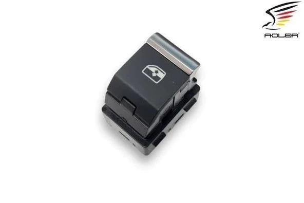 4M0959855 Cam Açma Anahtarı Tekli Krom - Audı A4-A5-Q5-Q7 2016->