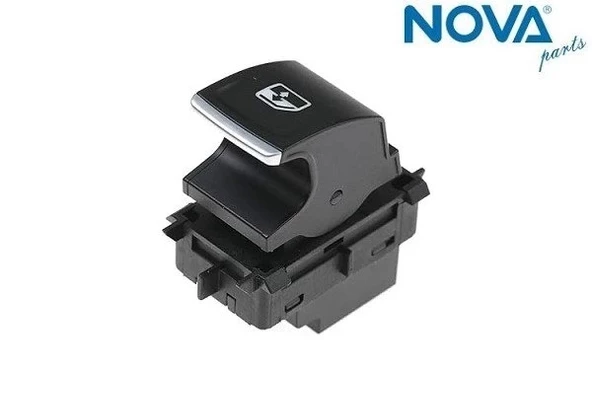 5G0959855H Cam Açma Anahtarı Tekli Krom - Golf-7-Arteon-Passat-Touran-Troc-Crafter