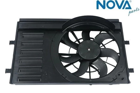 6R0121207C S1 Fan Motoru & Çerçevesi SET 3 Fişli - Fabıa-Ibıza-Cordoba-Polo-Roomster-1.4 Lt.-16V-1.4 Lt.-Tdı-Bby-Bky-Bbz