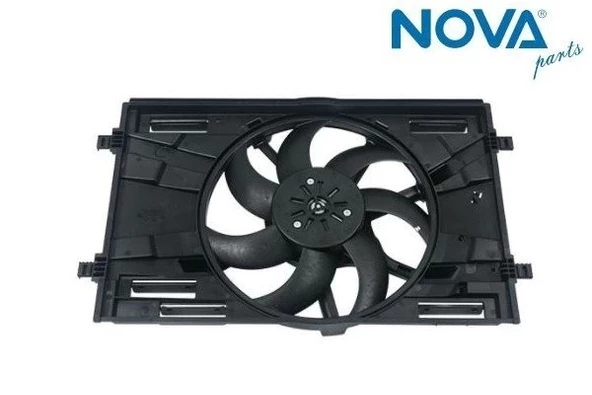5Q0121203CC Fan Motoru & Çerçevesi Set Brose Typ - Golf-Passat-Touaran-Superb-Leon-A3-1.4 Lt.-Czca-Czea-Czda