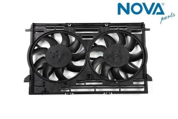 8W0121207A Fan Motoru & Dual Çerçeve - Audı A4-A5-A6-A7-Q8-Touareg