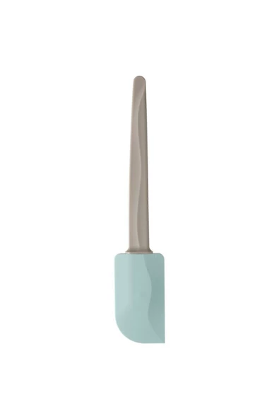 Bakglad Silikon Spatula Bej Mavi 26 Cm