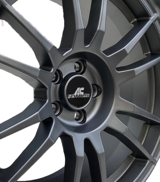 Jant Göbek Arma AC Schnitzer Sticker 4'lü Set - Resim 2