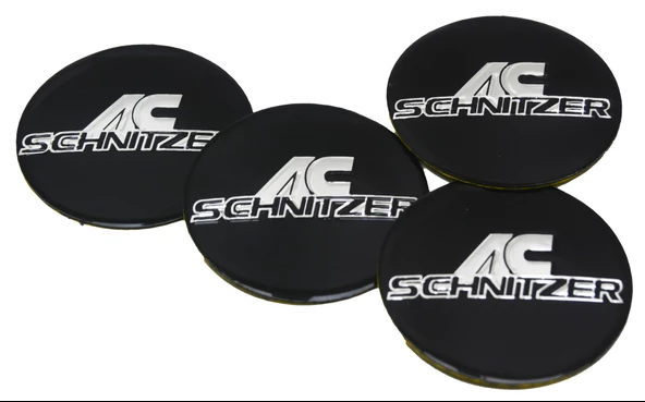 Jant Göbek Arma AC Schnitzer Sticker 4'lü Set - Resim 3