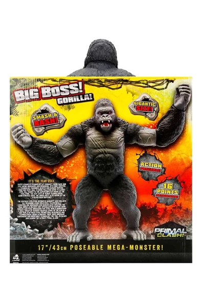 43 Cm Dev Mega Canavar: Primal Clash Büyük Patron Goril - 3
