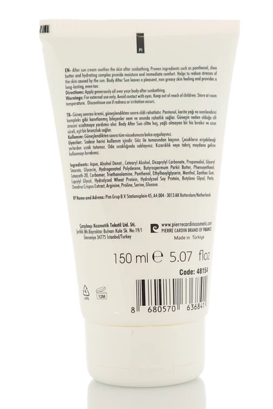 Pierre Cardin Güneş Sonrası Krem 150 ml / After Sun Cream - 9