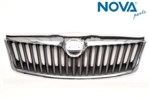 1Z0853661A668A Panjur Ön Komple Krom Çıtalı - Octavıa 2009-2013 -Facelıft-