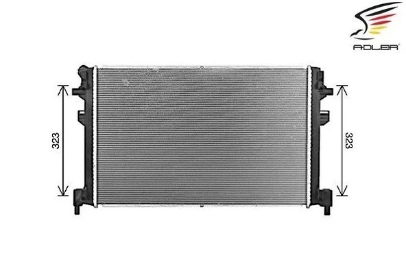 5Q0121251GG Radyatör Su Ön - Golf-Passat-Octavıa-Karoq-Superb-Leon-Arteon-A3-1.4 Lt.-Tsı-2.0-Tdı-Cpta-Chpa-Czda-Czde-Cze