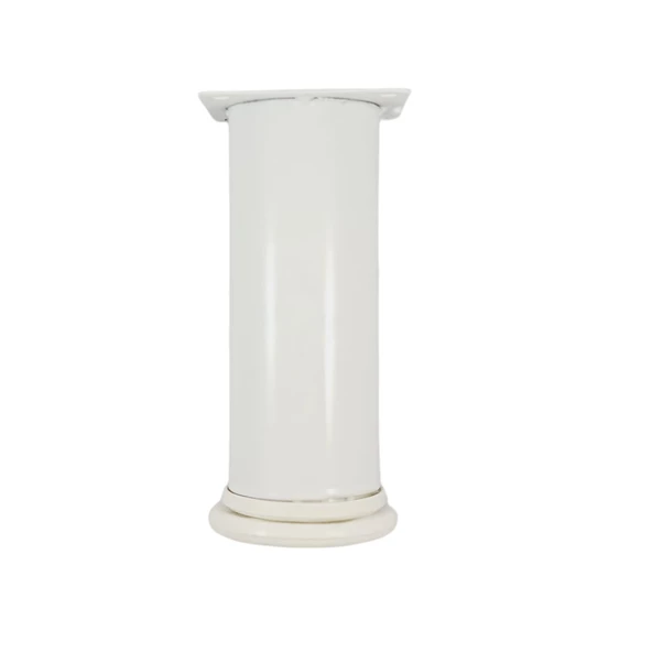 40 LIK 20 CM BEYAZ METAL YUVARLAK AYAK ( 4 ADET )