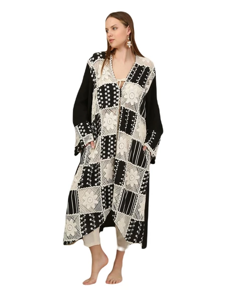 Agva 243305 Sophia D. Lux Şile bezi Kadın Kimono